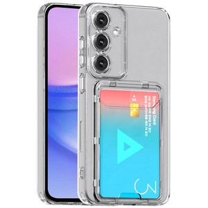 벌크온 갤럭시 A15 카드 수납 카메라 보호 변색방지 휴대폰 하드 젤리 케이스