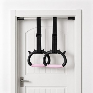 철봉링 가정용 체조링 헬스 짐링 세트 블루 핑크, 1세트