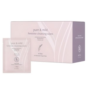 아브카 퓨어 앤 마일드 여성 청결 티슈 40p, 200g, 1개