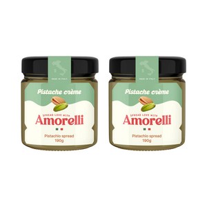 아모렐리 고단백 피스타치오 스프레드 크림, 190g, 2개