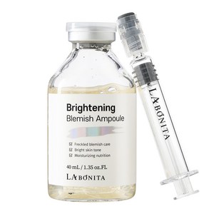 미백 전문! 라보니따 브라이트닝 블레미쉬 앰플 40ml/기미개선 임상완료/ 미백앰플/ 화이트닝 앰플, 40ml, 1개