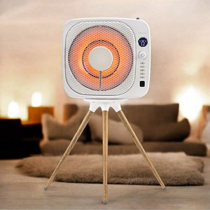 신일 전기 에코 큐브 팬 히터 하이라이트 난로 캠핑 난방기 스토브 가정용 사무실 소형 온열기 저전력, 화이트