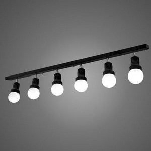 new 송이 블랙 6등 직부조명 인테리어등