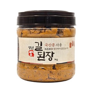 (주)길전통식품 양산 길된장(국산), 1kg, 1개