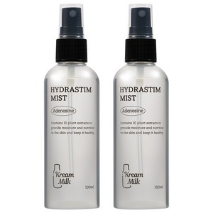 크림밀크 하이드라스팀 아데노신 미스트, 2개, 100ml