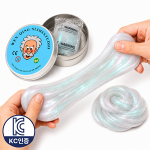 모디케이 KC인증 퍼티 슬라임 박사퍼티 스트레스 해소, 1개, 48g, 오로라 라이트