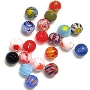All 원석장식 글래스 베네치아비즈 한팩 모양선택, 베네치아볼 8mm(20알), 1세트