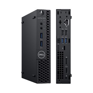 미니 PC 본체 Windows10 Intel Core 9세대 델 미니데스크탑 Optiplex 3070 Micro, i5 9500T_RAM 8GB_SSD 256GB, 8GB, 블랙, 단품, 256GB, WIN10
