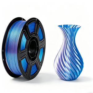 투톤 실크광택 PLA Silk 필라멘트 1.75mm 1kg FDM 3D프린터 소재, 핑크 블루 / Pink Blue, PLA Silk 투톤