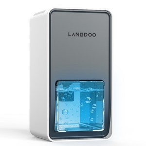 LANGDOO 제습기 1.7L 저소음 30dB 가정용 원룸 욕실 옷장 드레스룸 자동전원차단 7색 무드등 미니 제습기, D1C