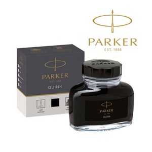 파카 큉크 병잉크 57ml, 블랙, 1개