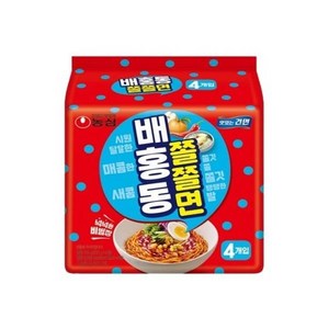 배홍동 쫄쫄면 129g, 4개