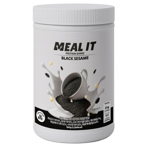 밀잇 식단관리 단백질 쉐이크 흑임자맛, 560g, 1개