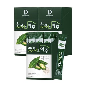 숫치로여주즙 100%여주즙 2026년 햇여주 사용, 3박스, 30포X3박스 (총90포), 600ml