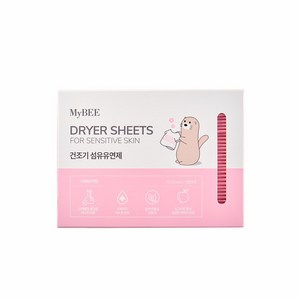 마이비 피부에순한 건조기시트 섬유유연제 스위트터치향, 40개입, 1세트