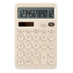 모닝글로리 비움 핸디 계산기 ECD-704, 베이지, 1개