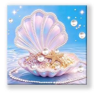 호우맘 3D 진주 보석십자수 캔버스형 DIY 키트 30 x 30 cm, 1개, ZZH076