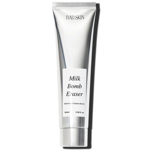 배드스킨 우유폭탄 지우개 클렌징 폼, 100ml, 1개
