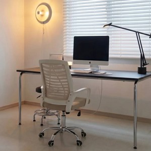 dy studio 에어로메쉬 의자, WHITE& BEIGE