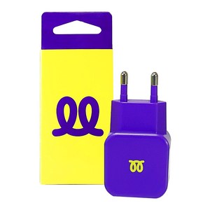 데코아르 멜로우 롤링 초고속 케이블 (240w) PPS 전용 어댑터 (25w), 1개, 어댑터 퍼플(옐로우 매치)
