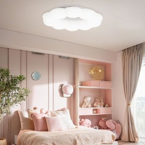 키즈 아이방 조명 인테리어 천장등 쿠키방등 구름방등 플리커프리 주광색 LED 60W, 60W(주광색6500K)