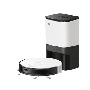 티피링크 Tapo 초슬림 2700Pa 듀얼 브러쉬 물걸레 로봇청소기 + 클린스테이션 세트 Tapo RV20 Mop Plus, 화이트