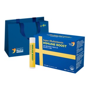 스웨디시뉴트라 슈퍼 멀티비타민 이뮨부스트 + 쇼핑백, 1박스, 10회분
