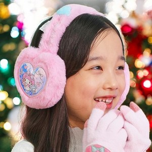 마이멜로디 하트 완구 접이식 캐릭터 방한 겨울 귀마개