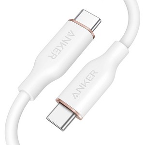 앤커 파워라인3 플로우 USB-C to C 케이블 A8552, 클라우드 화이트, 1개