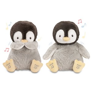 G6062097 건드작동완구 노래하는 펭귄 키시 27cm AAx3, 1개