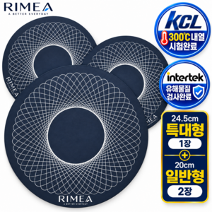 인덕션 보호매트 300도 내열 인덕션 매트 전기레인지 보호패드, 딥블루, 1세트