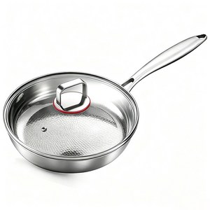 Yumly 인덕션 통3중 304 스텐 후라이팬 프라이팬, 1개, 28cm