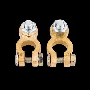 대성부품/배터리 터미널/순동/황동/화물차/대형트럭/12V/24V/중장비/농기계/자동차/밧데리/전지/클램프/배터리터미널/단자/1세트/셋트/마이너스/플러스/RV/캠핑카/DIY, 순동터미널(1조), 1개