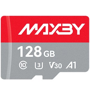 MAXBY 맥바이 차량용 블랙박스 SD카드 홈캠 CCTV 호환 메모리카드 128G 64G R, 1개, 128GB