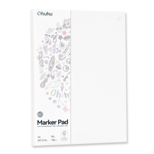 오후후 번지지 않는 양장 마카패드 MPP-01 FCS친환경 120p 150g, A4