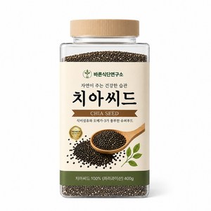 [대장균검사] 프리미엄 치아씨드 슈퍼푸드 건강, 1개, 400g