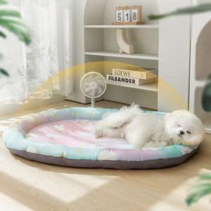 HULULU 반려동물 고양이 강아지 구름 아이스 쿨링 방석 여름 쿨매트, 1개
