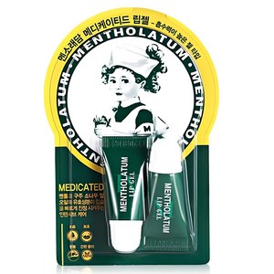 멘소래담 메디케이티드 립젤 2p, 무색, 3.5g, 1개