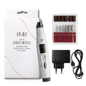 에이부 손발톱 드릴 머신 스케일링 기계 연마기, 1개, 화이트