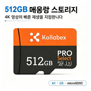 Kollabex 익스트림 프로 마이크로 SD, 1개, 512GB
