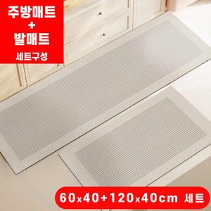 일상쏙 빨아쓰는 규조토 주방 발매트 부엌 싱크대 매트, 스프링베이지, 1세트