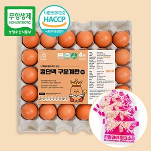 계란의정원 킹단백 구운계란 대란 무항생제 햅썹인증, 30구, 1개 골드박스 특가