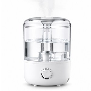 케라보스 가정용 4L 대용량 초음파 가습기 책상 젖음 방지 무소음 탁상용 가습기 간편 통세척, 흰색, BE-J008