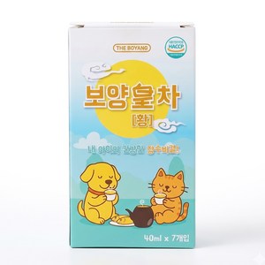 더보양 보양황차 산책 후 영양 수분 보충 강아지 고양이 무병장수 프로젝트, 황태, 40ml, 7개
