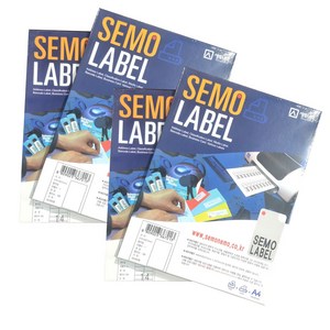 세모네모 전산라벨지 100매 10권 묶음, C3036