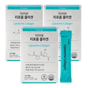 닥터아람 리포좀 저분자 콜라겐 비오틴, 3개, 90g