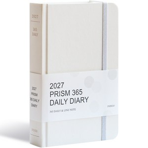 인디고 2027 프리즘 365 데일리 다이어리 일기장, 1개, 클라우드