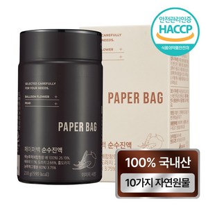 페이퍼백 순수진액 병 국내산 홍도라지, 210g, 1개
