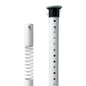 쿠웅샵 힘센 압축 32mm 커튼봉, 화이트