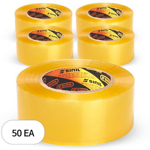 신일테이프 박스테이프 48mm x100m, 투명, 50개